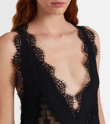 Tom Ford Lace-trimmed satin gown | Thumbnail 5