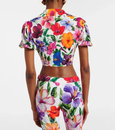 Dolce & Gabbana Floral crop top | Thumbnail 4