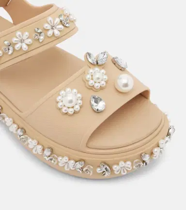 Simone Rocha x Crocs embellished platform sandals | Thumbnail 3