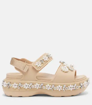 Simone Rocha x Crocs embellished platform sandals | Thumbnail 4