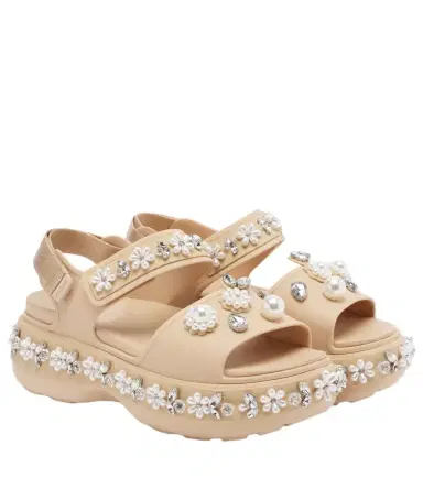 Simone Rocha x Crocs embellished platform sandals | Thumbnail 1