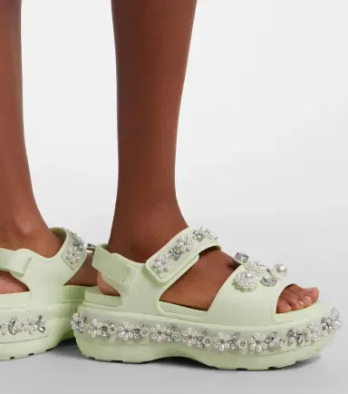 Simone Rocha x Crocs embellished platform sandals | Thumbnail 6 Simone Rocha x Crocs embellished platform sandals | Thumbnail 6