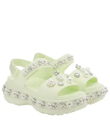 Simone Rocha x Crocs embellished platform sandals | Thumbnail 1 Simone Rocha x Crocs embellished platform sandals | Thumbnail 1