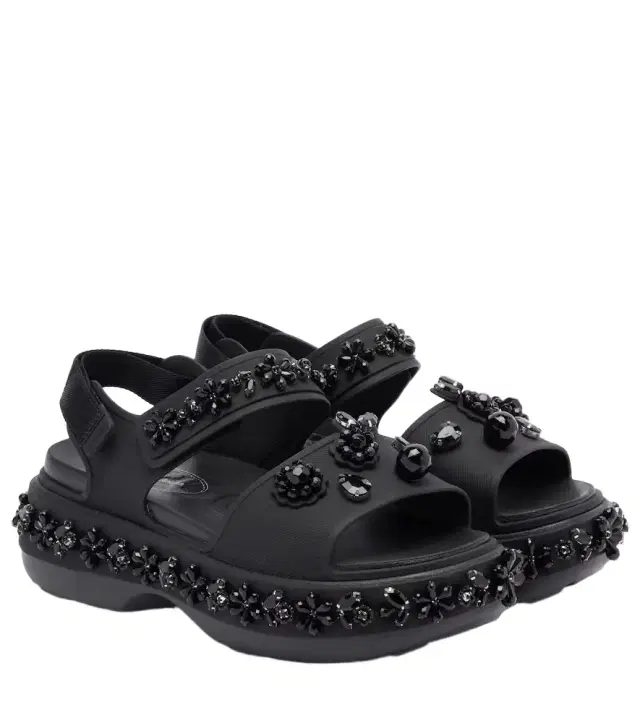 x Crocs embellished platform sandals