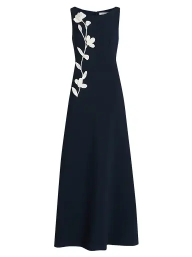 SACHIN & BABI Women's Denee Embroidered Vine Gown - Midnight | Thumbnail 1 SACHIN & BABI Women's Denee Embroidered Vine Gown - Midnight | Thumbnail 1