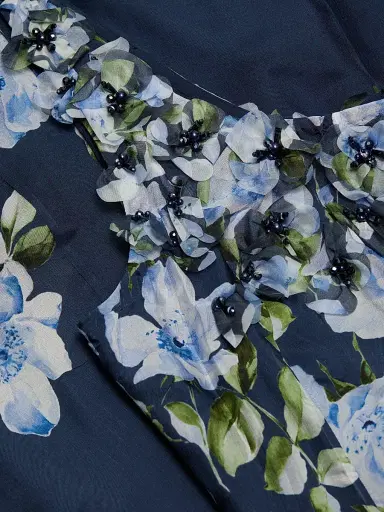 SACHIN & BABI Women's Indira Embellished Floral Gown - Corsage Degrade | Thumbnail 7