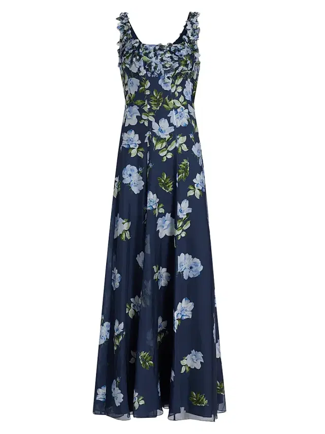 SACHIN BABI Women's Indira Embellished Floral Gown - Corsage Degrade