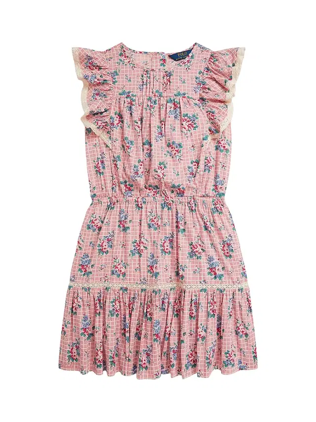 Polo Ralph Lauren Little Girl's & Girl's Floral Cotton Top & Skirt Set - Ellis Floral