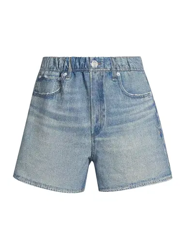 rag & bone Women's Miramar Printed Terry Walking Shorts - Saratoga - Size Large | Thumbnail 1