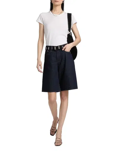 rag & bone Women's Ariel Denim Shorts - Twilight Rinse - Size 28 | Thumbnail 2