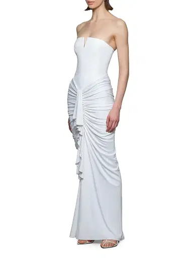Et Ochs Women's Selena Ruched Strapless Gown | Thumbnail 3