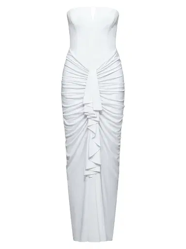 Et Ochs Women's Selena Ruched Strapless Gown | Thumbnail 1