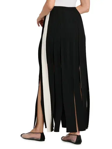 MOSCHINO Women's Wool Fringe Maxi Skirt | Thumbnail 5 MOSCHINO Women's Wool Fringe Maxi Skirt | Thumbnail 5