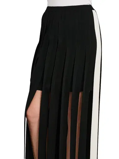 MOSCHINO Women's Wool Fringe Maxi Skirt | Thumbnail 6 MOSCHINO Women's Wool Fringe Maxi Skirt | Thumbnail 6