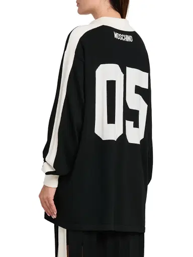 MOSCHINO Women's Smiley Face Wool Sweater - Multi Black - Size 14 | Thumbnail 5 MOSCHINO Women's Smiley Face Wool Sweater - Multi Black - Size 14 | Thumbnail 5