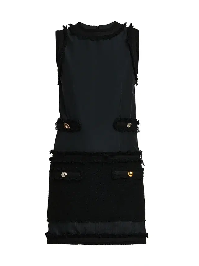 Women's Wool-Blend Shift Dress - Multi Black