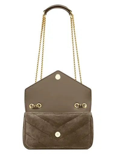 Saint Laurent Women's Loulou Mini Crossbody Bag in Suede | Thumbnail 5 Saint Laurent Women's Loulou Mini Crossbody Bag in Suede | Thumbnail 5
