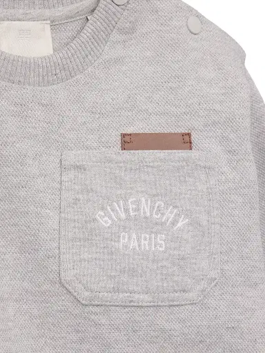 Givenchy Baby's & Little Kid's 2-Piece Logo Sweatshirt & Shorts Set - Grey 18 Months | Thumbnail 4