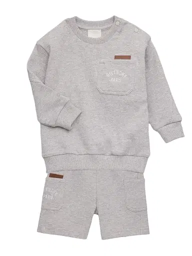 Givenchy Baby's & Little Kid's 2-Piece Logo Sweatshirt & Shorts Set - Grey 18 Months | Thumbnail 1