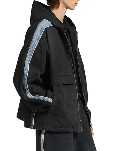 Balenciaga Men's Piping Detail Jacket - Black - Size Large | Thumbnail 5 Balenciaga Men's Piping Detail Jacket - Black - Size Large | Thumbnail 5