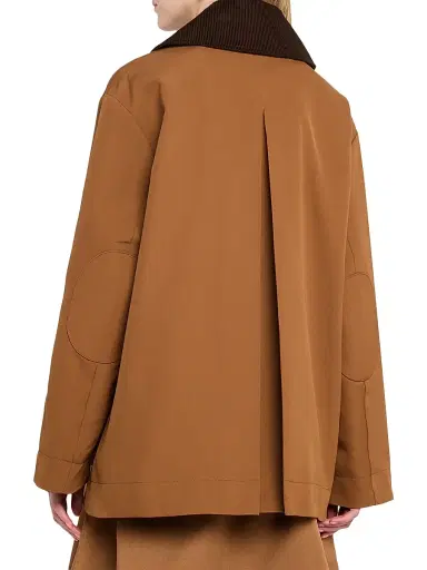 Ganni Women's Heavy Twill Jacket - Cinnamon Swirl - Size Large | Thumbnail 4 Ganni Women's Heavy Twill Jacket - Cinnamon Swirl - Size Large | Thumbnail 4