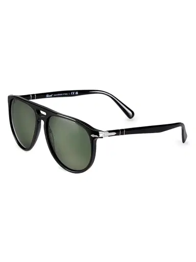 PERSOL Men's Toms 55MM Pilot Sunglasses | Thumbnail 2
