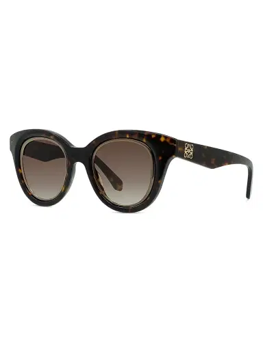 Loewe Women's 51.5MM Round Sunglasses - Brown | Thumbnail 1 Loewe Women's 51.5MM Round Sunglasses - Brown | Thumbnail 1