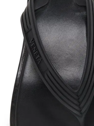 Bottega Veneta Women's Sampieri Kitten-Heel Sandals - Black | Thumbnail 4