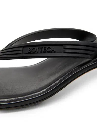 Bottega Veneta Women's Sampieri Kitten-Heel Sandals - Black | Thumbnail 7
