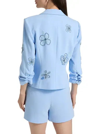 Cinq à Sept Women's Khloe Beaded Flowers Le Petit Blazer | Thumbnail 5