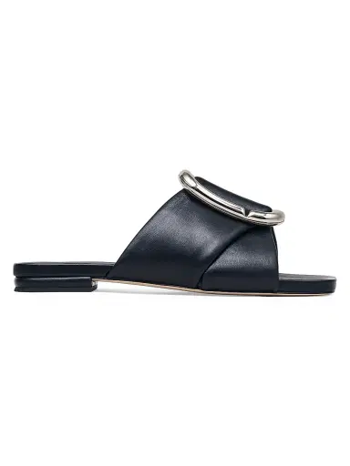 Marc Jacobs Women's Pop J Marc Leather Sandals - Black - Size 5 | Thumbnail 1