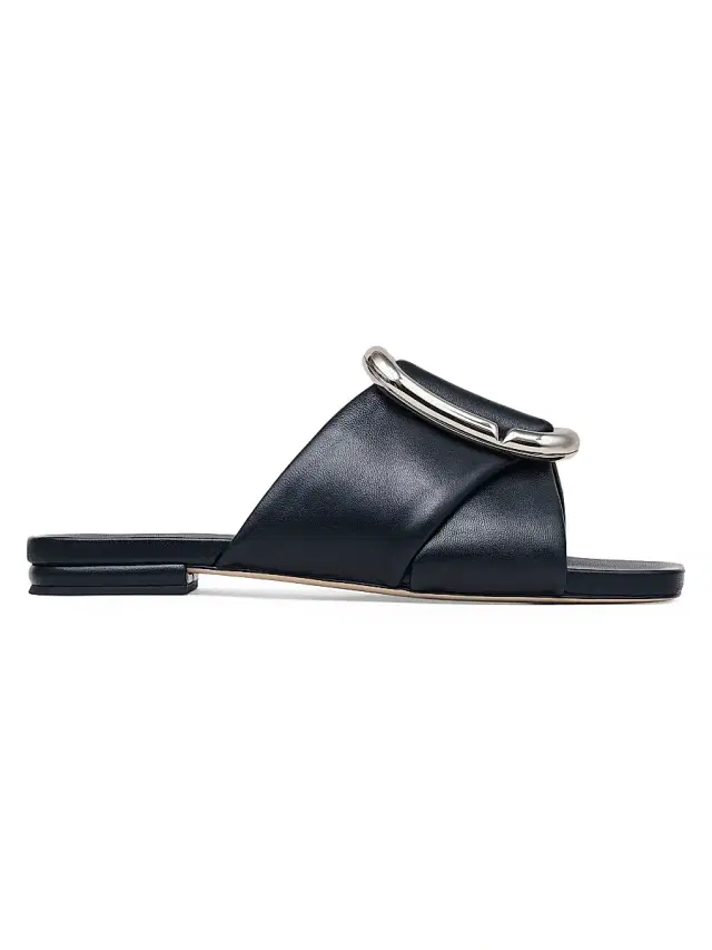 Marc Jacobs Women's Pop J Marc Leather Sandals - Black