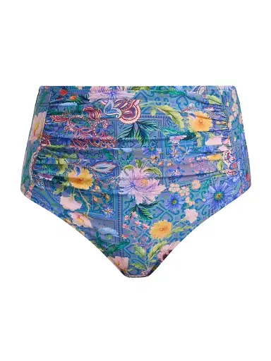 Johnny Was Women's Lilliana High-Waisted Ruched Bikini Bottom - Lilliana - Size Large | Thumbnail 1 Johnny Was Women's Lilliana High-Waisted Ruched Bikini Bottom - Lilliana - Size Large | Thumbnail 1