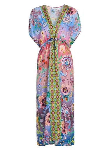Johnny Was Women's Lilliana Gradient Floral Caftan - Lilliana - Size Medium | Thumbnail 1