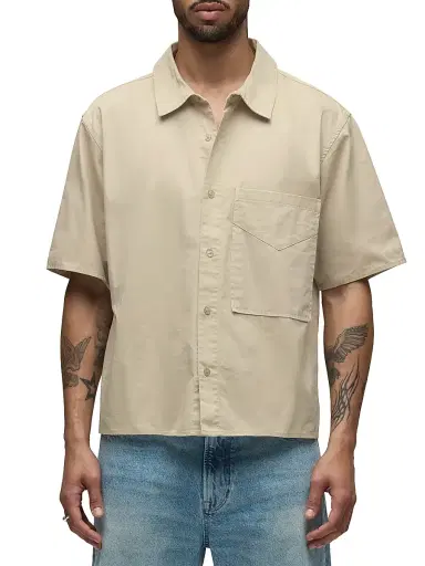 Hudson Jeans Men's Rex Short-Sleeve Shirt - Diego - Size XXL | Thumbnail 1