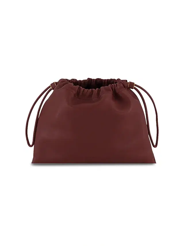 Vince Women's Sarai Leather Drawstring Crossbody Bag - Sunset