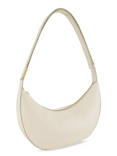 Vince Women's Eris Small Pebble Leather Hobo Bag - Milk | Thumbnail 2