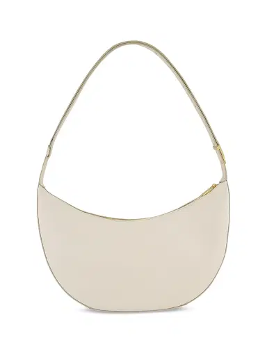 Vince Women's Eris Small Pebble Leather Hobo Bag - Milk | Thumbnail 4