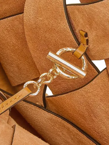 Ulla Johnson Women's Charlotte Woven Suede Shoulder Bag | Thumbnail 6 Ulla Johnson Women's Charlotte Woven Suede Shoulder Bag | Thumbnail 6