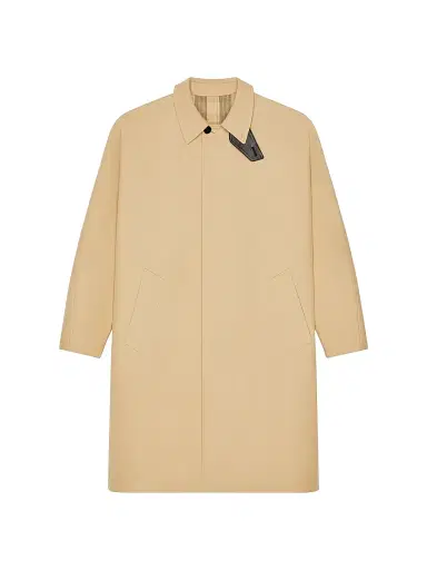 Givenchy Men's Car Coat in Cotton with Checked Reverse | Thumbnail 1