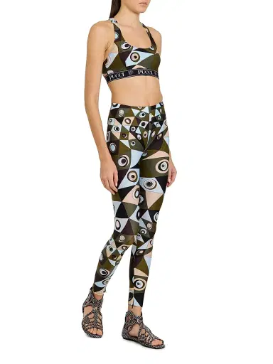 PUCCI Women's L'Alba Printed Stretch Sports Bra | Thumbnail 2 PUCCI Women's L'Alba Printed Stretch Sports Bra | Thumbnail 2
