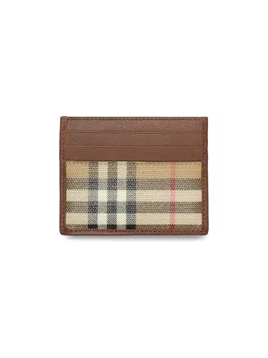 Burberry Men's Check Card Case | Thumbnail 1 Burberry Men's Check Card Case | Thumbnail 1