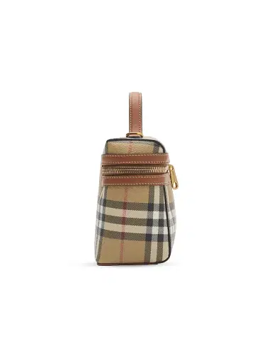 Burberry Women's Heritage Check Vanity Bag | Thumbnail 4 Burberry Women's Heritage Check Vanity Bag | Thumbnail 4