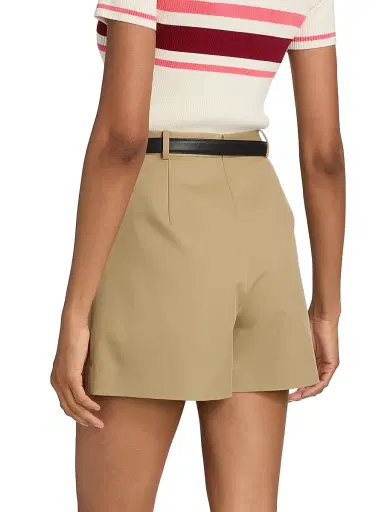 Self-Portrait Women's Gaberdine Belted Skort | Thumbnail 5 Self-Portrait Women's Gaberdine Belted Skort | Thumbnail 5