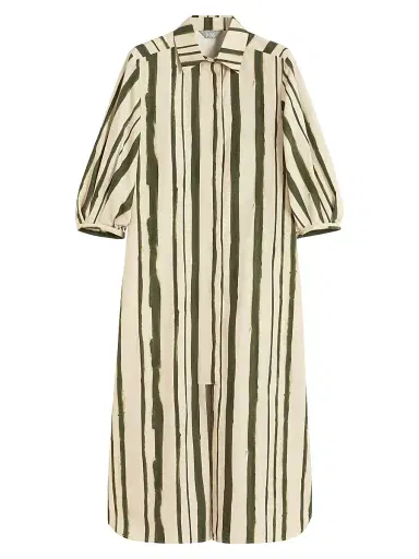 MM Max Mara Women's Printed Poplin Shirt Dress | Thumbnail 1 MM Max Mara Women's Printed Poplin Shirt Dress | Thumbnail 1