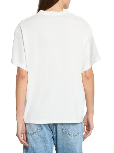 Maison Margiela Women's Floral Cotton V-Neck T-Shirt - Off White - Size XS | Thumbnail 5