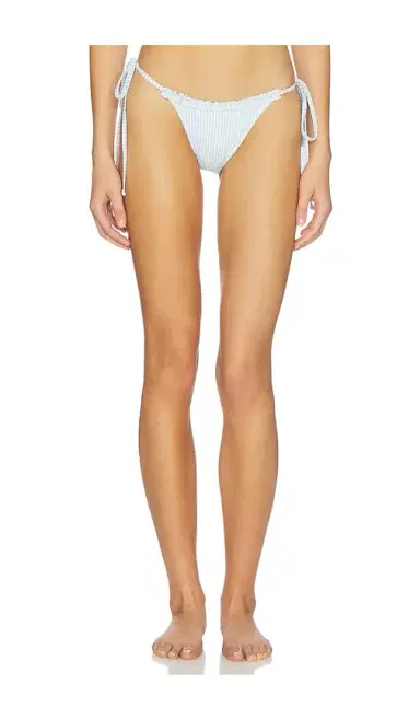 Frankies Bikinis Mackenzie Seersucker Bottom | Thumbnail 1 Frankies Bikinis Mackenzie Seersucker Bottom | Thumbnail 1
