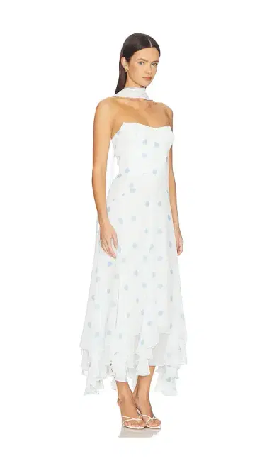 Amanda Uprichard Monterey Dress With Scarf | Thumbnail 2 Amanda Uprichard Monterey Dress With Scarf | Thumbnail 2