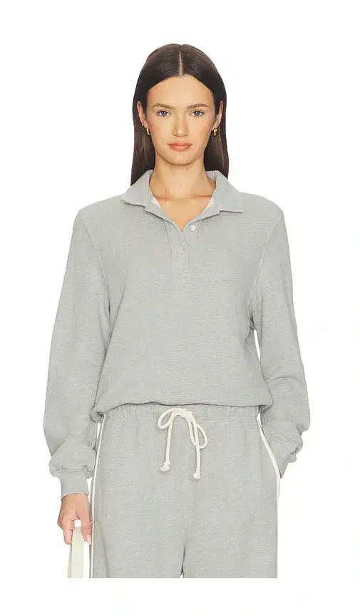 DONNI. The Eco-terry Polo Sweatshirt