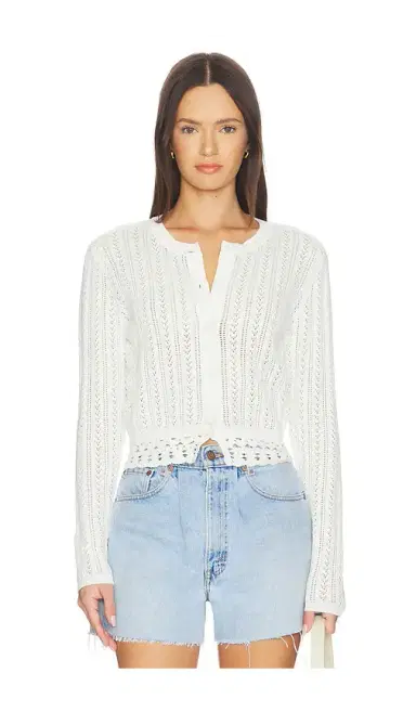 CAMI NYC Lilibeth Pointelle Cardigan | Thumbnail 1 CAMI NYC Lilibeth Pointelle Cardigan | Thumbnail 1